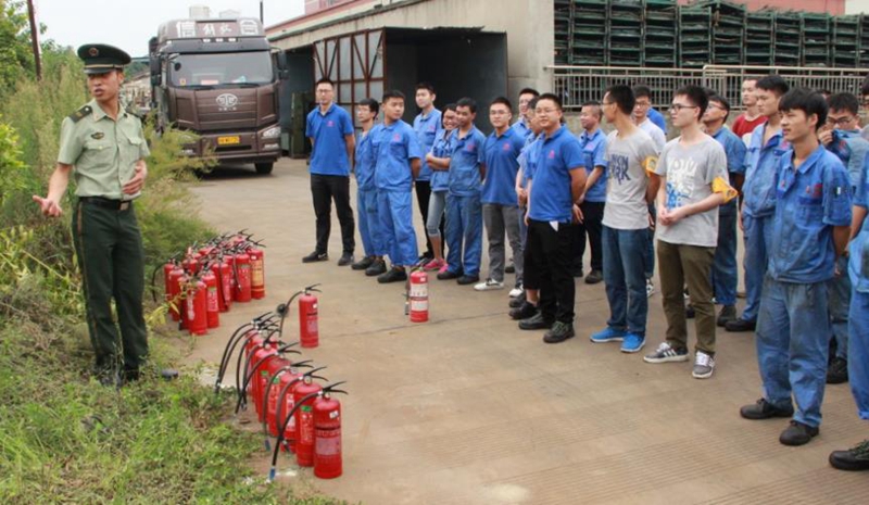 tyc5997太阳集团首页发动机缸体工厂举行消防演习活动