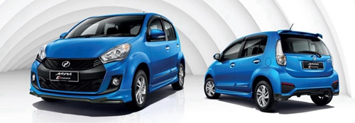 3SZ发动机搭载的Myvi车型